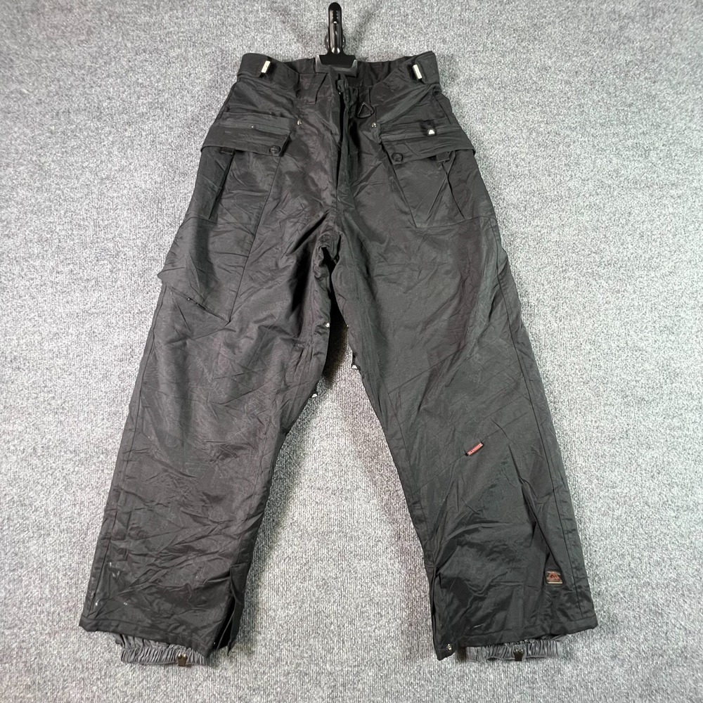 Allyance Pants Mens Medium Black Waterproof Breathable Coating Outdoor Cargo